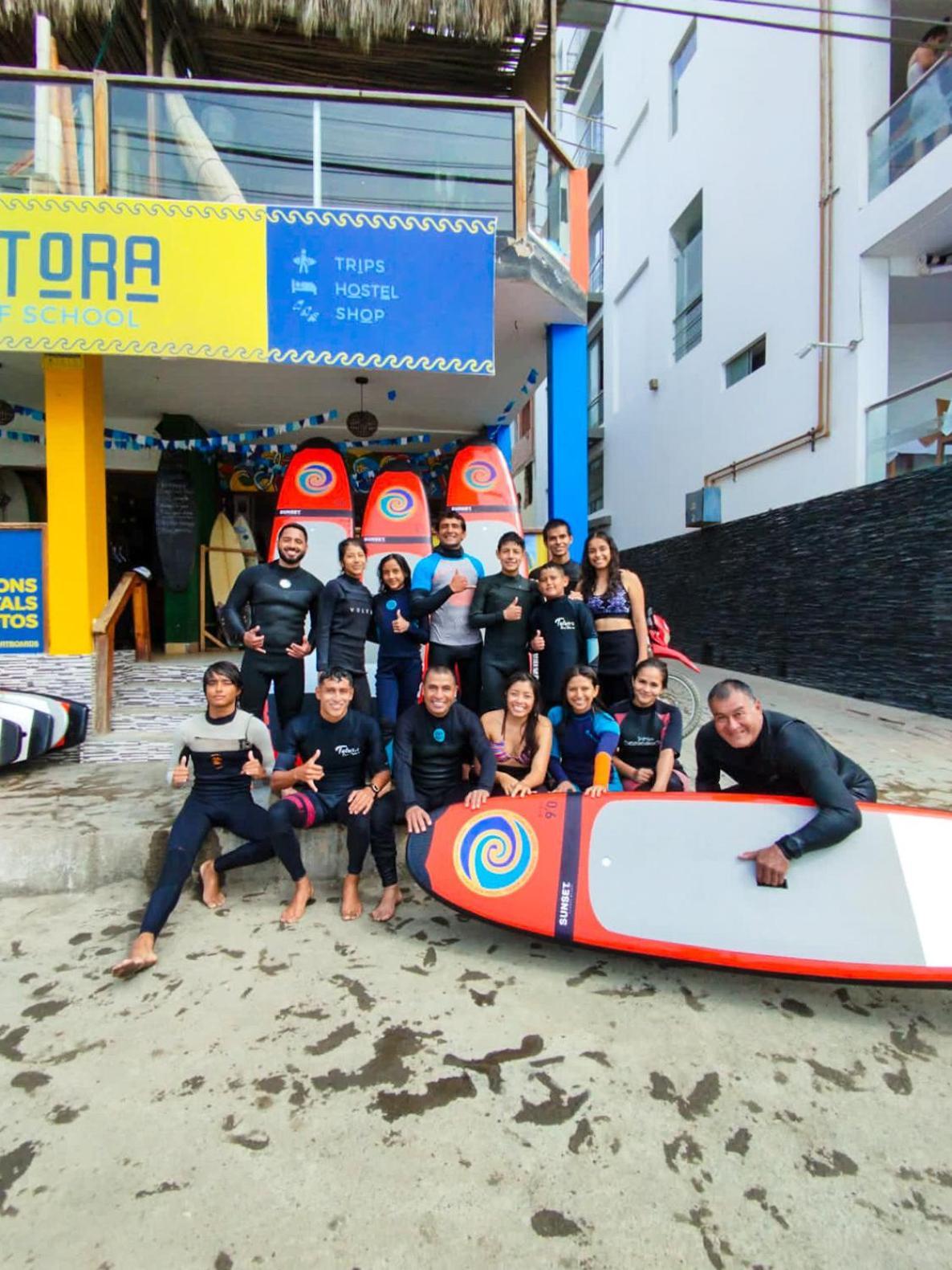 Hotel Totora Surf School Huanchaco Exterior foto